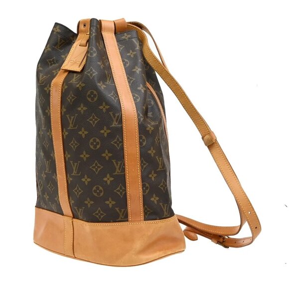 LOUIS VUITTON LV Randonnee GM Shoulder Bag Monogram Leather Brown M42244 - Picture 2 of 16